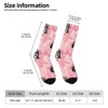Shih Tzu Pink Hearts Women Printed Crew Socks Funny Funky Socks Soft Polyester Novelty Gifts for Artists Men - 2 of 4