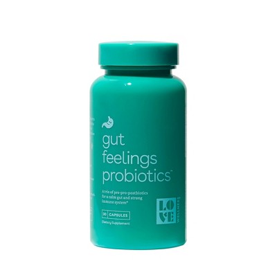 Love Wellness Gut Feelings Probiotics - 30ct