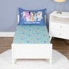 NoJo Bluey 2 Piece Toddler Sheet Set - Fitted Crib Sheet and Reversible Pillowcase, Blue - 2 of 4