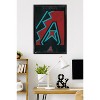 Trends International MLB Arizona Diamondbacks - Logo 25 Framed Wall Poster Prints - 2 of 4