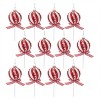 Glass Peppermint Lollipop Ornament (Set of 12) - 3 of 3