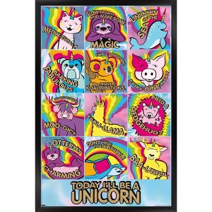 Trends International Ellie Ripberger - Unicreatures Framed Wall Poster Prints - 1 of 4