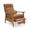 Lyngins Modern Wood Arm Recliner Chair with Push Back & Footrest,Accent Club Chair for Living Room,Bedroom - 2 of 4