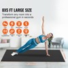 VEVOR Exercise Mat, Non Slip High Density Premium Yoga Mat, Exercise Yoga Mat for Men & Women,Fitness & Exercise Mat with Bag & Carry Strap, (8x5ft) - 3 of 4