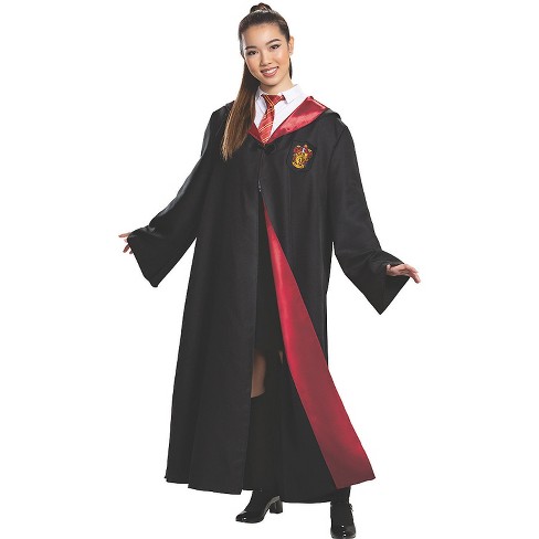 Disguise Adult Harry Potter Gryffindor Deluxe Robe Costume - Size Xx ...