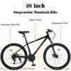 Okak 26IN Adult Bike with 24 Speed and Suspension Fork, Mountain Bike with KENDA Tires and Disk Brake, Fat Tire Bike for Men and Women - 4 of 4