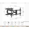 Promounts Premium Full Motion TV Wall Mount - 2 of 4