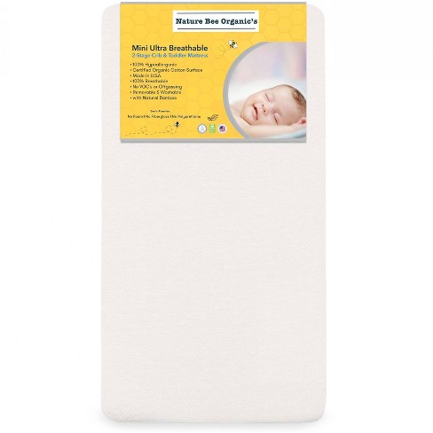 Nature Bee Organic's 2-Stage Mini Crib Mattress - image 1 of 4