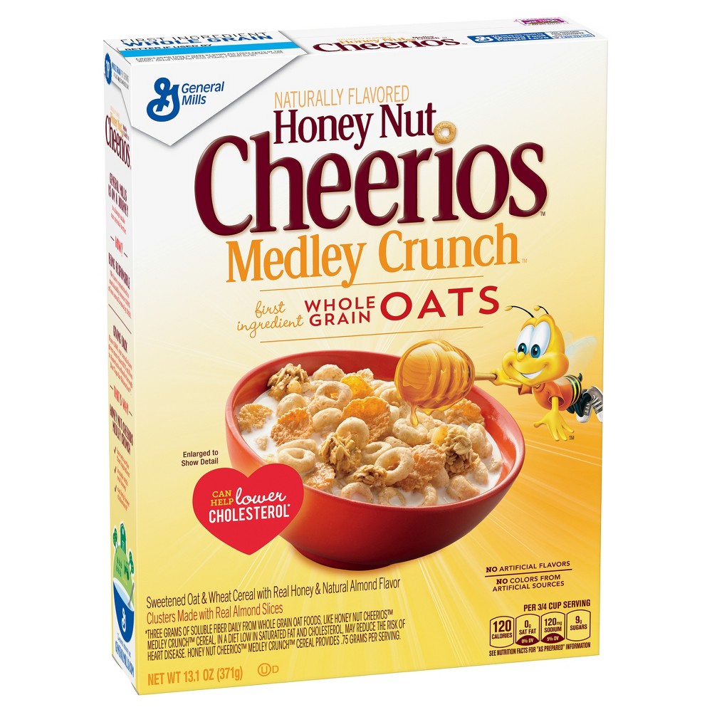 UPC 016000412484 product image for Honey Nut Cheerios Medley Crunch Breakfast Cereal - 13oz - General Mills | upcitemdb.com