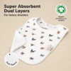KeaBabies 8-Pack Organic Baby Bibs for Boy, Girl, Drool Bibs, Baby Bib for Girls, Boys,  Newborn Teething Bibs - 4 of 4