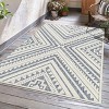 Hauteloom Alida Blue Outdoor Rug - 2 of 4