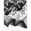 Elerevyo Women's Satin Large Paisley Contrast Color Silk Square Scarf Head Wrap Bandanas 35.4" X 35.4" - 4 of 4