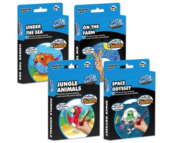 smART Sketcher 2.0 Jungle Animals Activity Pack