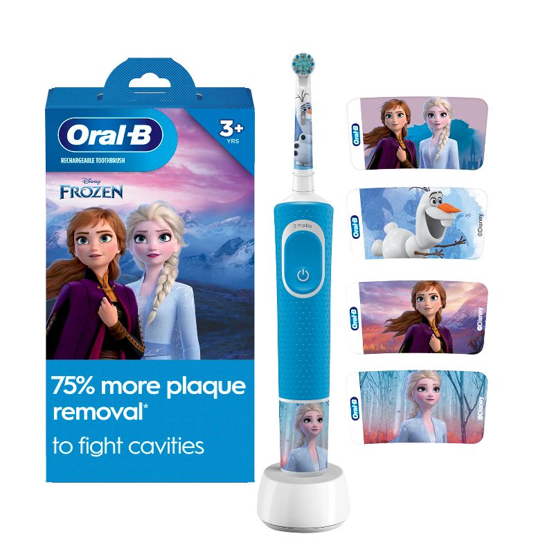 Oral-B Kids Electric Toothbrush featuring Disney&#39;s Frozen, for Kids 3+, 1 of 14