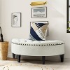 Caspar Storage Bench with Solid wood Legs  | ARTFUL LIVING DESIGN - 3 of 4