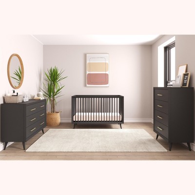 Child Craft Cranbrook Crib, Dresser and Chest Nursery Set, 3-Piece, Includes 4-in-1 Convertible Crib, Dresser and Chest