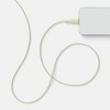 3' USB-C to USB-C Silicone Translucent Jelly Charging Cable - heyday™ - 2 of 3