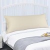 PiccoCasa 100% Long Staple Combed Cotton Zipper Long Pillowcases 1 Pc - 3 of 4