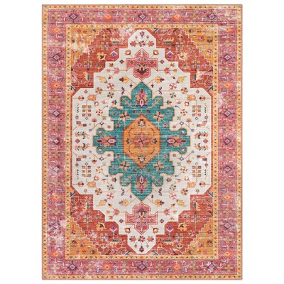 Lahome Ultra-Thin Washable Area Rug– Non-Slip Carpet for Girls Bedroom, Living Room,Office,Entryway,or Kitchen