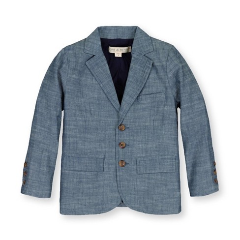 Hope & Henry Boys' Chambray Suit Jacket, Toddler - image 1 of 4