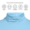 Lands' End Women's Lightweight Jersey Skimming Long Sleeve Turtleneck - 3 of 4