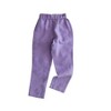 Kids' Organic Reinforced Tapered-Leg Pants Lilac Linen - Jackalo - 2 of 4