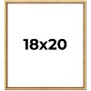 PosterPalooza | Classic Modern Gold Picture Frame - UV Acrylic, Foam Board Backing, Hanging Hardware - 2 of 4