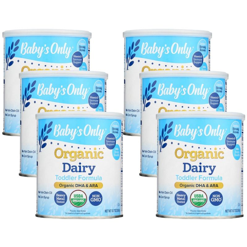 Baby's Only Organic Dairy Toddler Formula DHA and ARA - Case of 6/12.7 oz, 1 of 8
