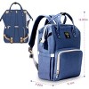 Racxily Original Diaper Bag, Travel Baby Bags, Mommy Backpack Organizer Nappy Maternity Bag Mother Kids, Navy Blue - 3 of 4