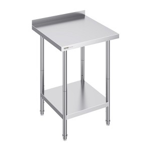 VEVOR 24 x 24 x 36 Inch Stainless Steel Work Table,Commercial Food Prep Worktable Heavy Duty Prep Worktable, Metal Work Table - 1 of 4