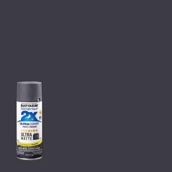 Rust-Oleum 12oz 2x Painter's Touch Ultra Cover Flat Primer Spray Paint Gray
