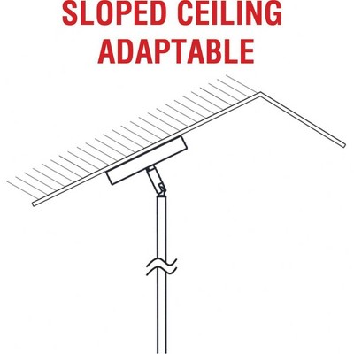 Dainolite Sofia 6 - Light Chandelier in  Matte Black/Polished Chrome