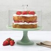 Martha Stewart Highbrook 10 Inch Jadeite Cake Stand With Glass Dome - 2 of 4