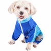 Pet Life (R) Active 'Warm-Pup' Heathered Performance 4-Way Stretch Two-Toned Full Body Warm Up - image 3 of 4