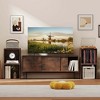 Costway 1/2/4 PCS Cube Storage Organizer Stackable Open Book Shelf for Small Space Storage System Brown/White - 4 of 4