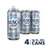Busch Light American Lager Beer - 4pk/12 fl oz Cans - 2 of 4