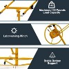 Acekool 16ft Drywall Lift,150lb Capacity Panel Hoist Jack,360°Telescopic Arm,3 Locking Wheels,Shop Equipment Lift Jacks,Yellow - 4 of 4