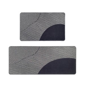 Evideco French Home Goods Geometric Kitchen Mat - 1 of 4