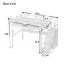 Sapphtopaz Loft Bed with Desk & Charge Station Space-Saving Storage Loft Bed with Wardrobe & Stairs, Metal Bed Frame for Small Space - 2 of 4