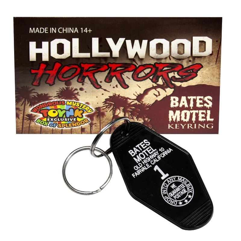 Toynk Bates Motel Keychain | Key Tag From The Movie Psycho | Horror Movie Collectible, 1 of 8
