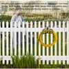 Gardenised Metal Wall-Mount Classic Swirl Hose Holder Heavy-Duty Outdoor Hanger and Water Hose Organizer with Sturdy Reel Hooks & Screw - 3 of 4