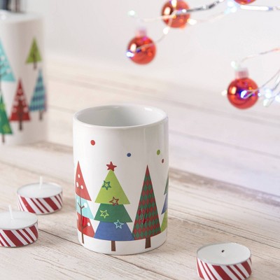 3pc Christmas Tree Bathroom Accessories Set Allure Home Creations