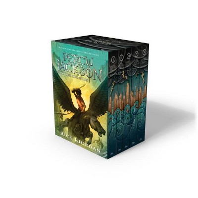 Percy Jackson & the Olympians Boxed Set - by  Rick Riordan (Hardcover)