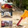 Unique Bargains Reusable 10xNails 1xBag 1xPlastic Hammer 1xNail Puller Tent Pegs 1 Set - 4 of 4