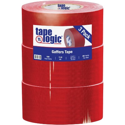 Tape Logic Gaffers Tape 11.0 Mil 3" x 60 yds. Red 3/Case T98818R3PK