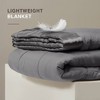 Soft Cozy Throw Blanket for All Seasons, Lightweight 100% Polyester Microfiber Bed Blanket, Charcoal, King - 4 of 4