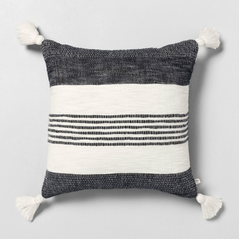 Black and shop gray pillows