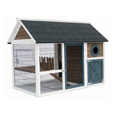 My Backyard Farm Old Fashioned 2 Story Design Asphalt Roof Hutch