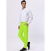 Lars Amadeus Men's Dress Business Classic Fit Flat Front Suit Trousers - 4 of 4