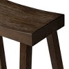 Maven Lane Vincent Backless Wooden Bar Stool 31" - 4 of 4
